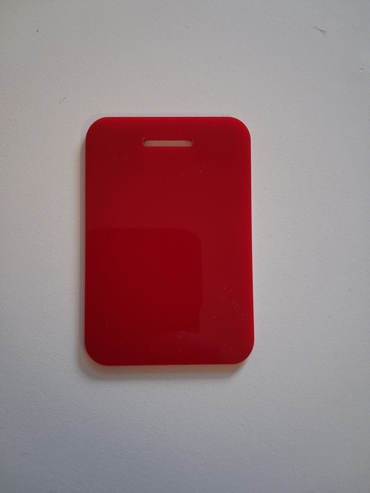 Acrylic luggage tag