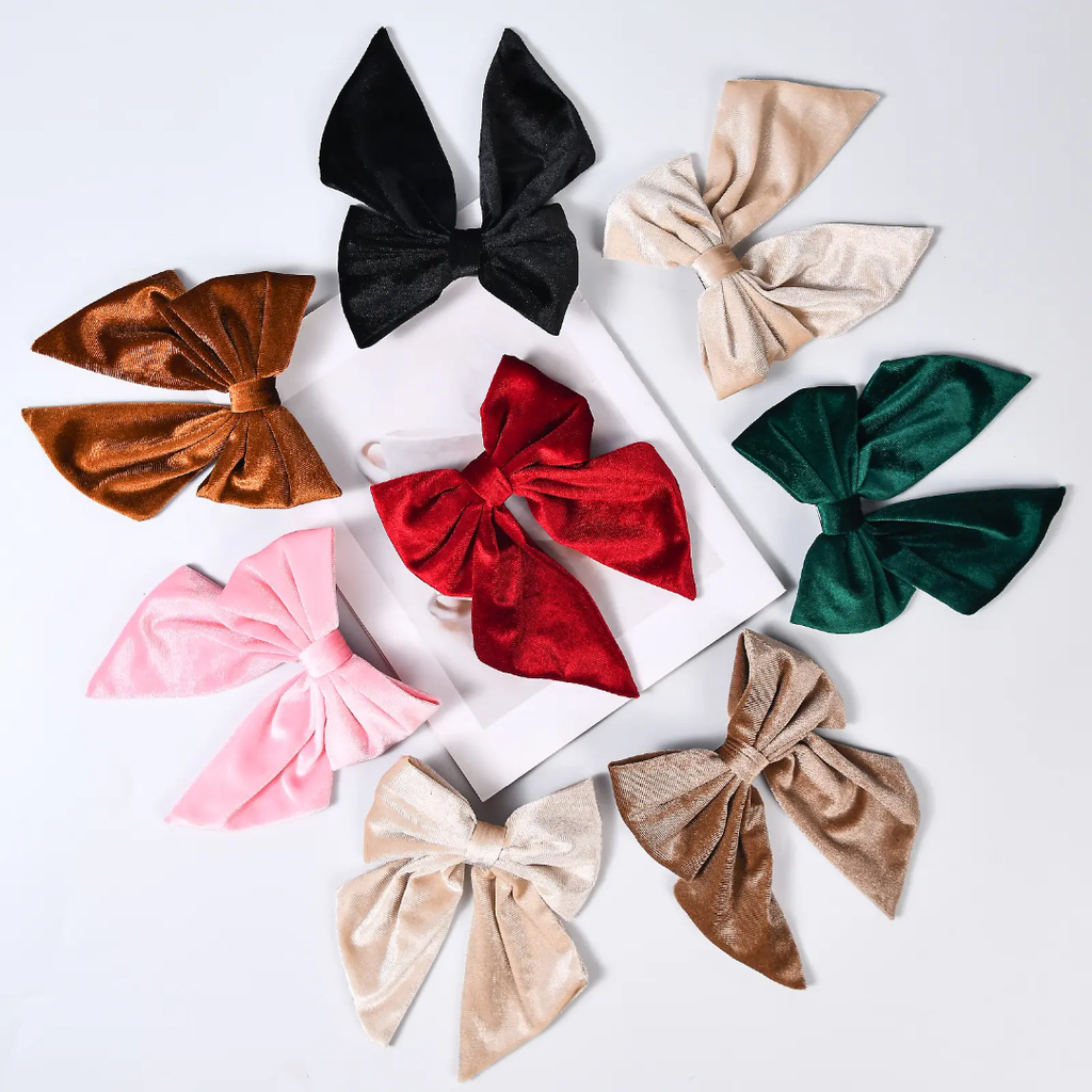 Velvet Hair Bows