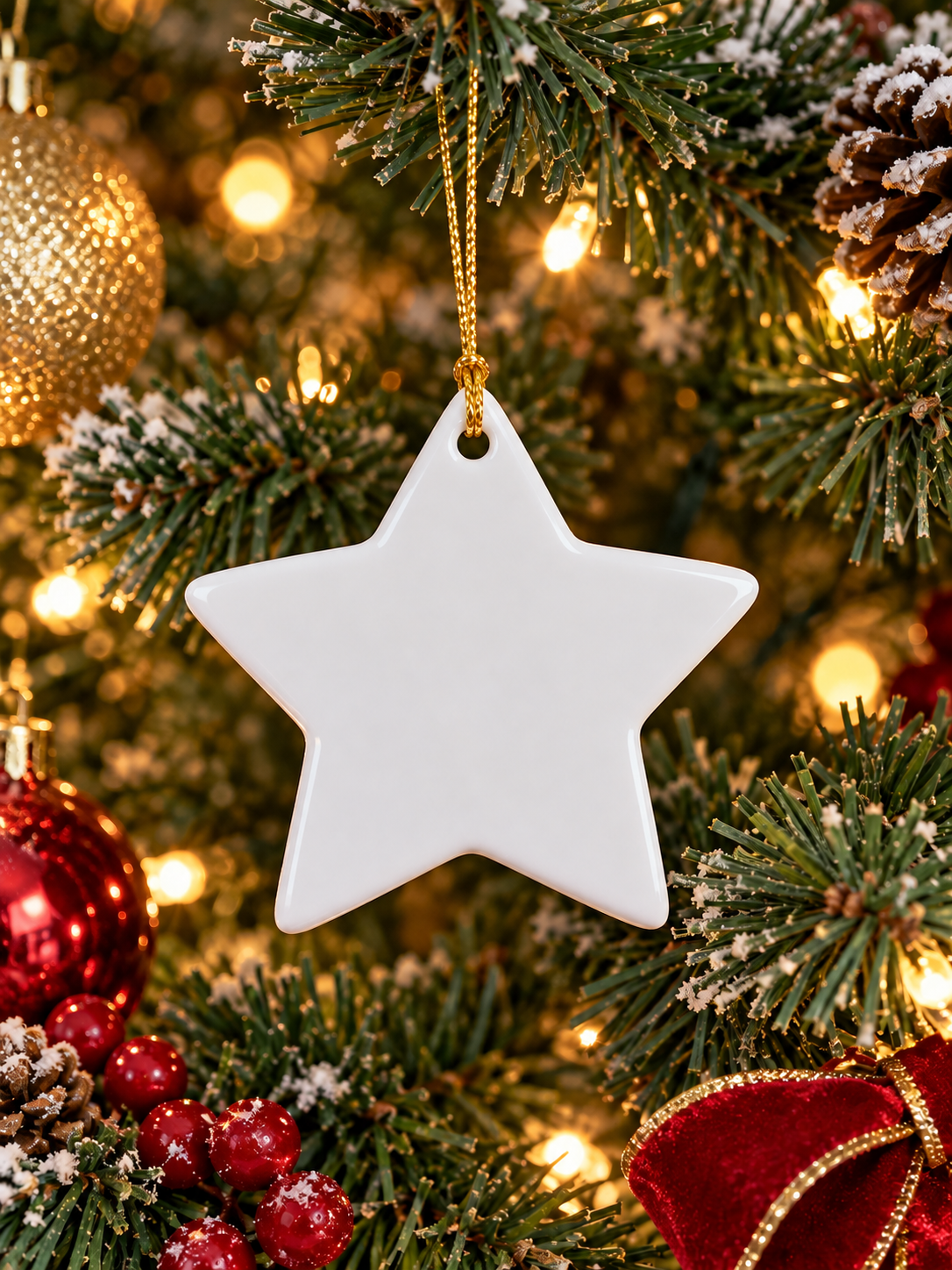 Sublimation ceramic star