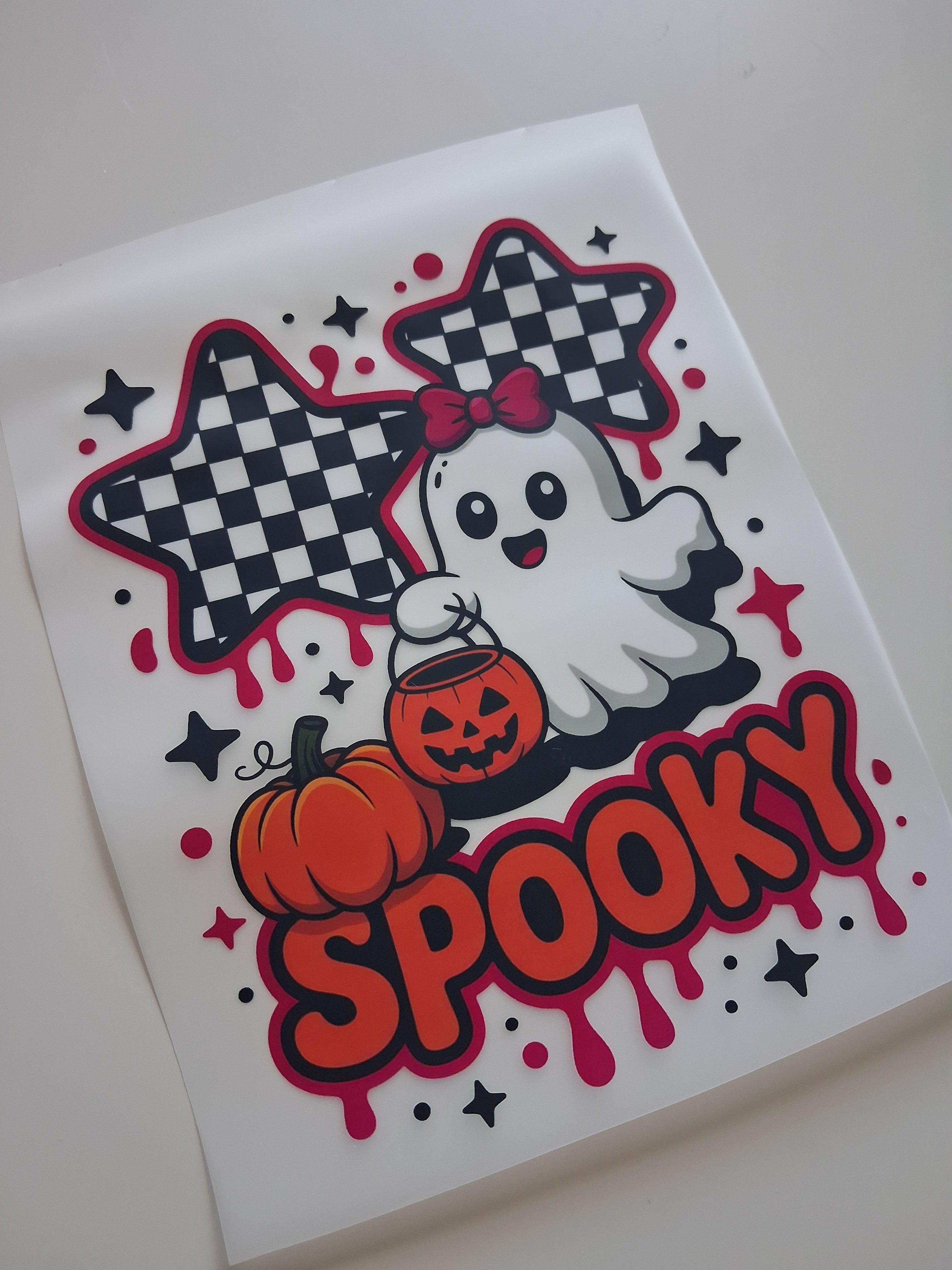 Spooky 20cm DTF print