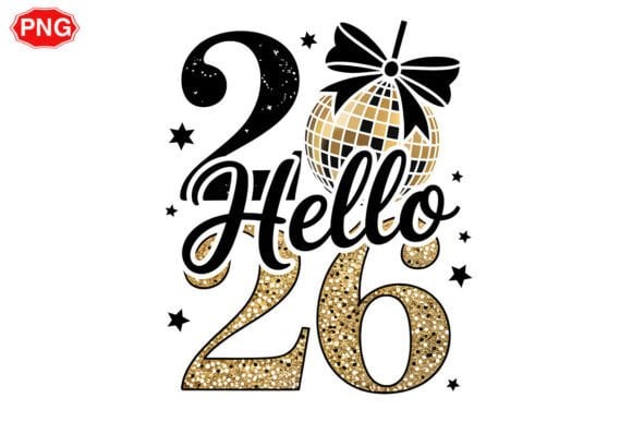 Hello 2026 UVDTF print 5.5cm - Wraps and Blanks