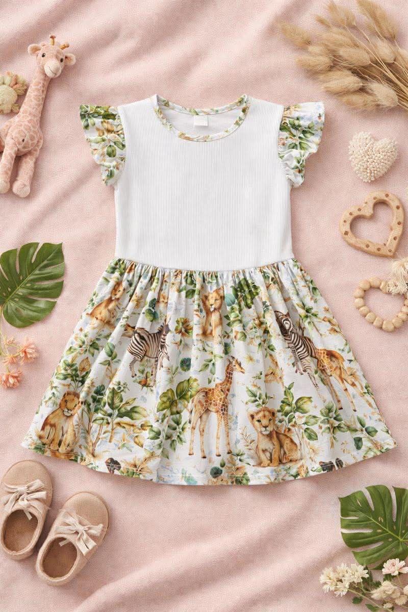 Sublimation Jungle Safari Dress - Wraps and Blanks